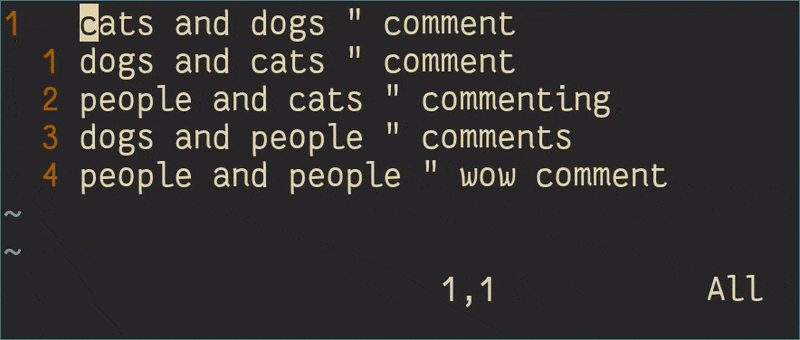 align comments